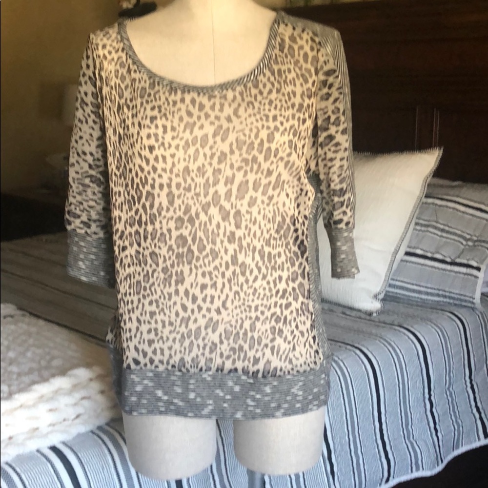 Leopard print blouse